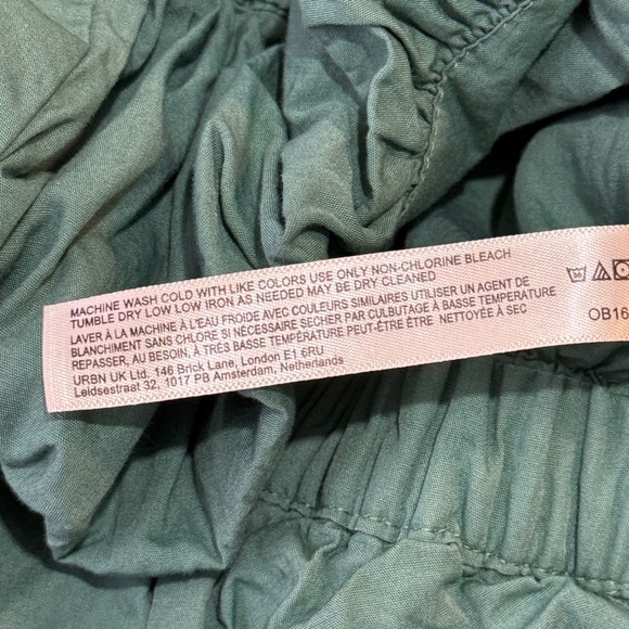 Free People Bring The Bubble Crop Top S Ruffle Coquette flirty Festival Mermaid - Picture 6 of 9